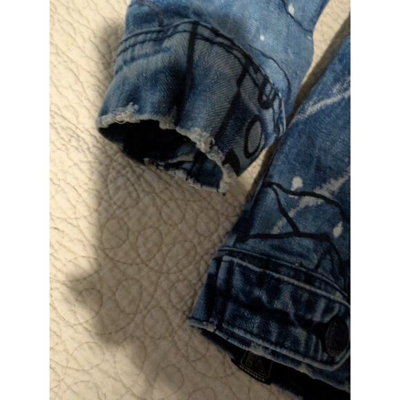 Dexter's Laboratory Cartoon Network Denim Jean Jacket Mens Sz Medium Multicolor - Picture 6 of 9